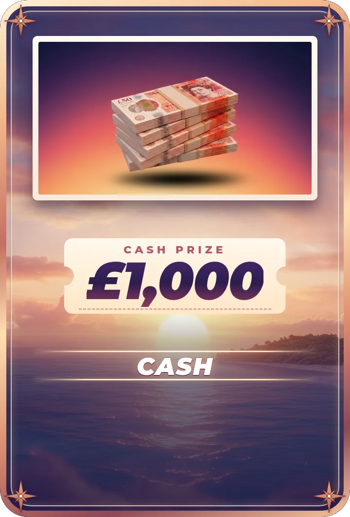 £1,000 Cash